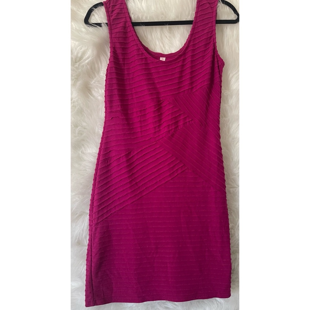 Xhilaration  Pink Fuchsia Tank Top Dress